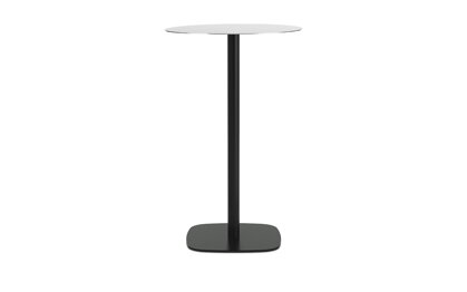 Stôl Form, výška 104,5 cm, malý, okrúhly – oceľ
